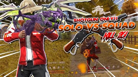 Solo Vs Squad Pake Shotgun Only Musuh Auto Kebingungan Youtube