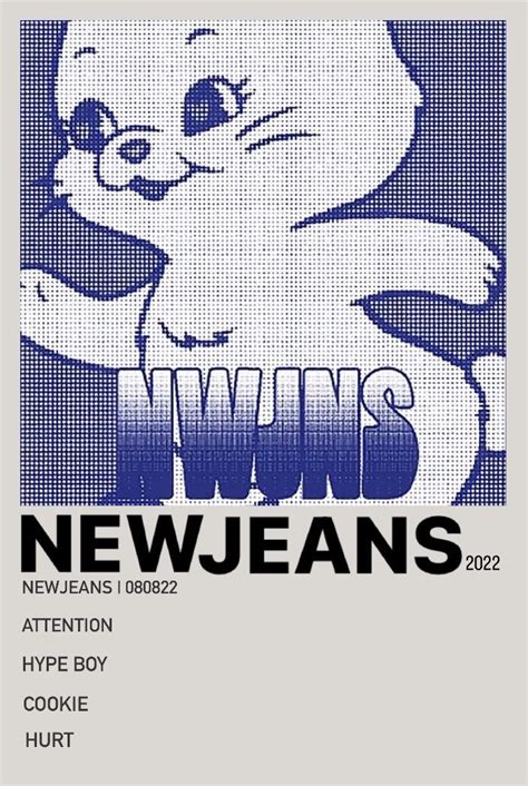 New Jeans St Ep Music Poster Minimalist Poster Music Poster Design