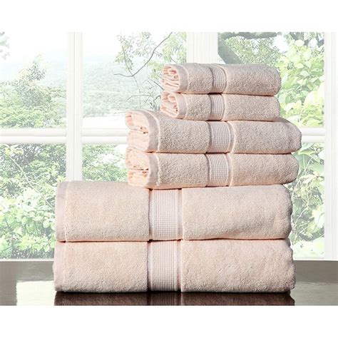 Luxurious 100 Cotton Absorbent 600 Gsm 6 Piece Bathroom Towel Set 2