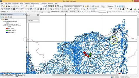 Georeferenciar Imagen Con Grilla De Coordenadas En Arcgis Youtube