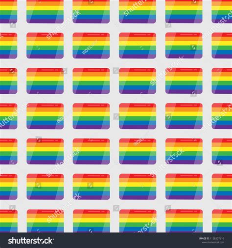 Gay Pride Pattern Lgbt Vector Background Stock Vector Royalty Free Shutterstock