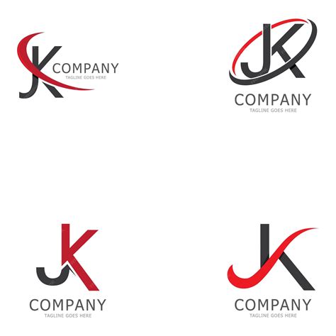 Las Letras Jk Kj J Y K Del Vector Del Icono Vector Premium