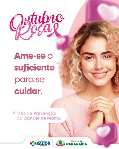 Saúde Inicia Campanha Outubro Rosa Notícias Paradadez Paranaíba Ms