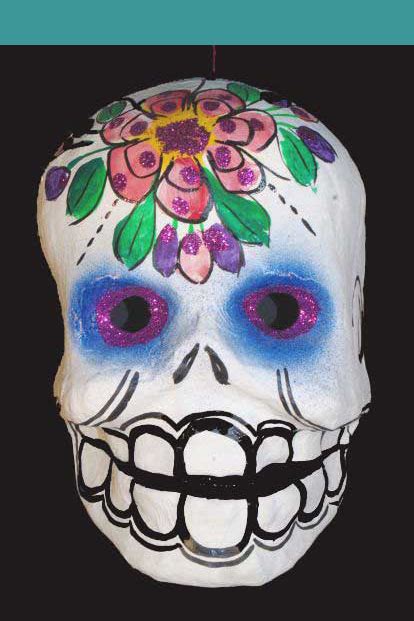 S8. Paper mache skull mask. — Las Manos Magicas Folk Art, Masks ...