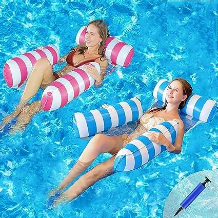 2 Pezzi Materassino Mare Galleggianti Gonfiabili Per Piscina 4 In 1