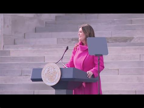 Arkansas Gov Sarah Huckabee Sanders S Full Inaugural Address Youtube