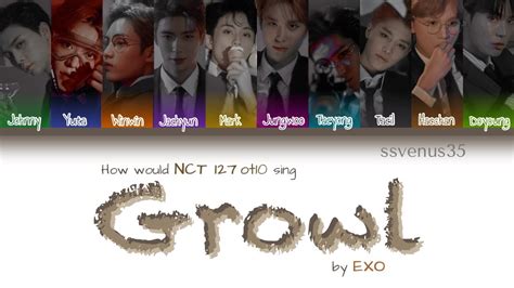 How Would Nct Ot Sing Growl By Exo Han Rom Eng Youtube