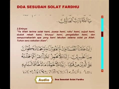 Doa Setelah Shalat Fardlu Sesuai Sunnah 1 Youtube