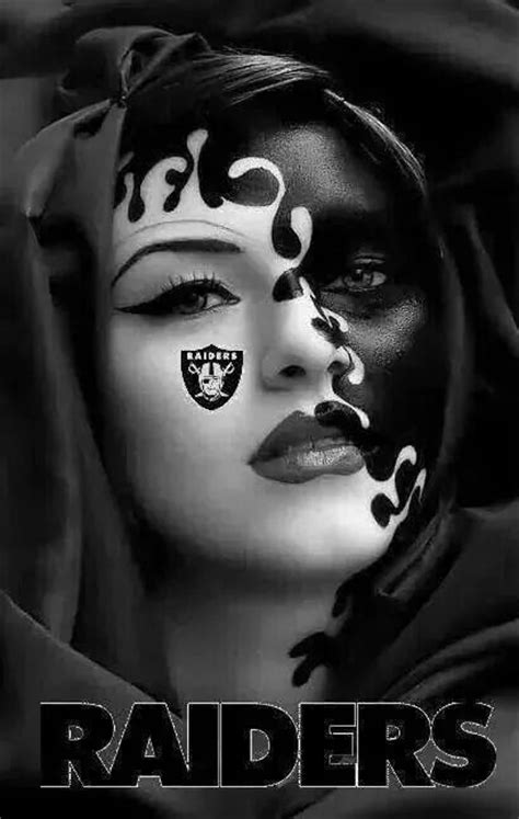 Oakland Raiders Body Art Fantasy Makeup Body Painting