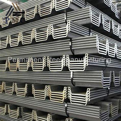 Good Price Waterproof Project Construction Use U Type Sheet Piling Hot Rolled U Shaped Larssen