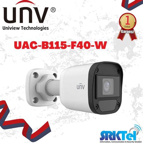 UNIVIEW UAC B115 F40 W Color 5MP Out ColourHunter HD Fixed Mini Bullet