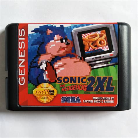 Купить Sonic 2XL 16 бит MD игровая карта для sega Mega Drive для Genesis