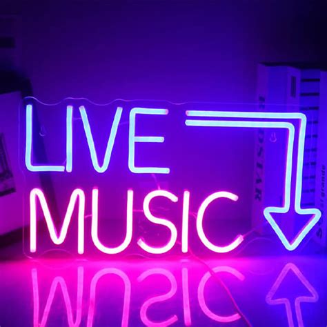 Live Music Neon Sign - BgNeon