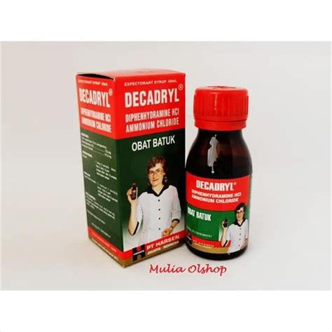 Jual DECADRYL OBAT BATUK SIRUP ISI 60 Ml Shopee Indonesia