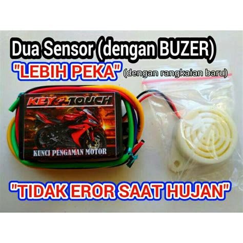 Jual Alarm motor sensor sentuh pengaman motor kunci rahasia motor kunci ...