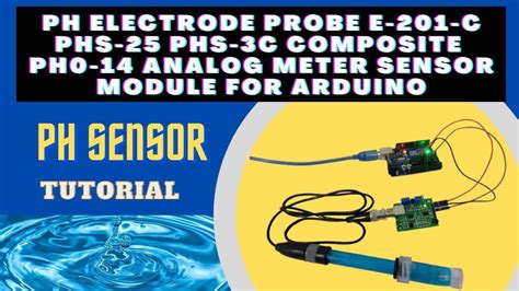 Tutorial PH Electrode Probe E 201 C PHS 25 PHS 3C YouTube