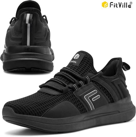 FitVille Extra Weite Laufschuhe Herren Dämpfung Straßenlaufschuhe