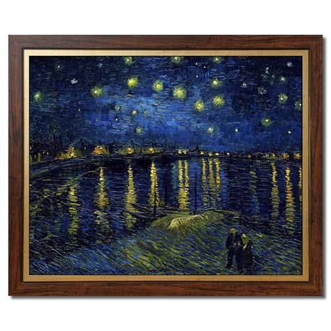 Obraz Vincent van Gogh Gwiaździsta noc nad Rodanem ERLI pl