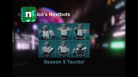 Nicos Nextbots Christmas Taunts Season Youtube