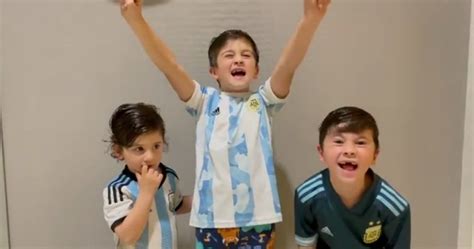 Mirá El Video De Los Hijos De Lionel Messi Bailando Al Ritmo De Lo