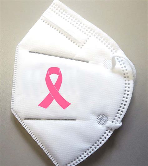 Support Cancer Awareness Wear Custom Imprinted N95 Respirator Masks