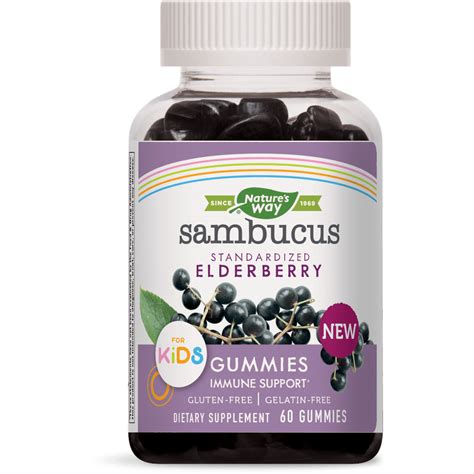 Sambucus Standardized Elderberry Gummies For Kids Immune Support