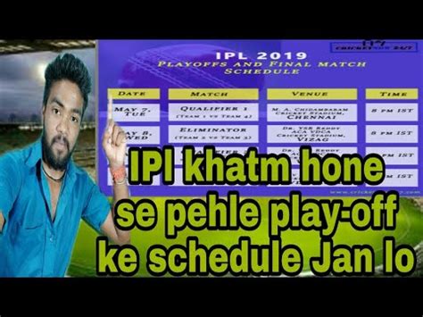 Vivo Ipl Ke Playoffs Schedule Match Vivo Ipl Ke Playoffs