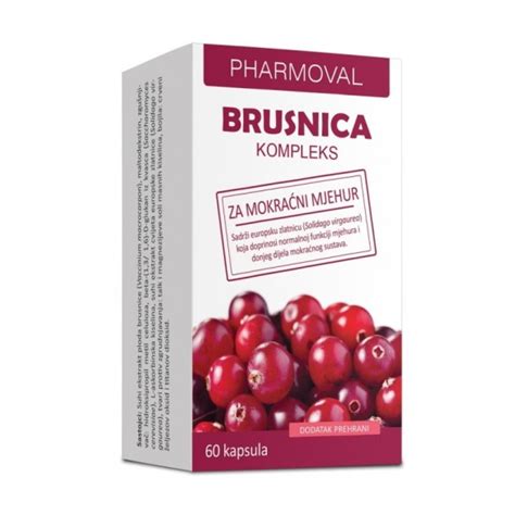 Pharmoval Brusnica Kompleks Kapsule