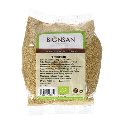 Bionsan Amaranto Grano Eco 500g PromoFarma