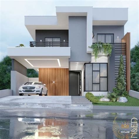 Modern Home Design with House Arch