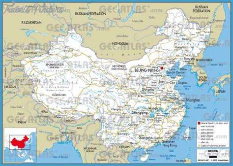 China road map download - TravelsFinders.Com