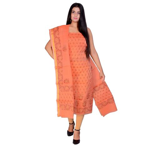 Block Print Kota Doria Un Stitched Kurtis Shop Online Women Fashion