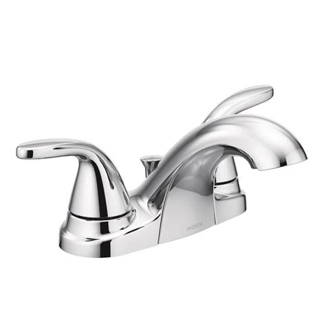 Moen Adler 4 In Centerset 2 Handle Bathroom Faucet In Chrome 84603