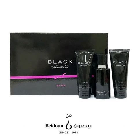 اشتري كينيث كول مجموعة هدايا للنساء عطر Edp بلاك 100 مل مرطب للجسم