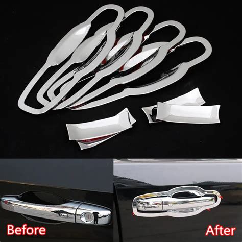 Yaquicka Pcs Set Car Exterior Door Handle Bowl Cover Trim Car Styling