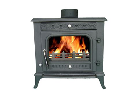 Woodburner New Cast Iron Log Burner Multifuel Wood Burning 13kw Stove Ja031 Ebay