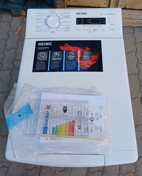 Новая вертикальная стиральная машина из Германии KOENIC KWM 6212 D 6кг ...