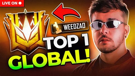 TOP 1 GLOBAL VEM BAZE WEEDZAO LIVE FREE FIRE AO VIVO FLUXO TWO9