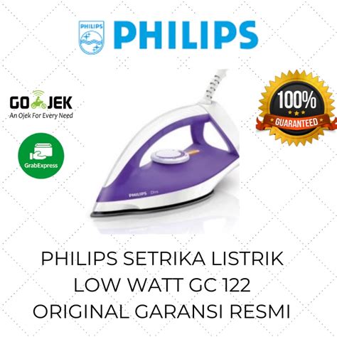 Jual Philips Setrika Listrik Diva GC 122 Gosokan Baju Mini Kecil Ungu