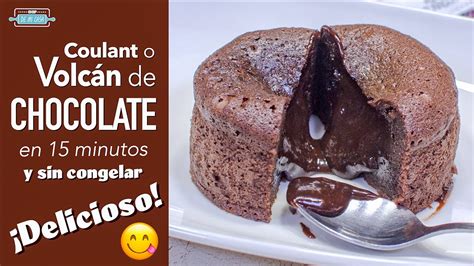 Este Volc N De Chocolate Se Hace En Minutos Y Est Delicioso