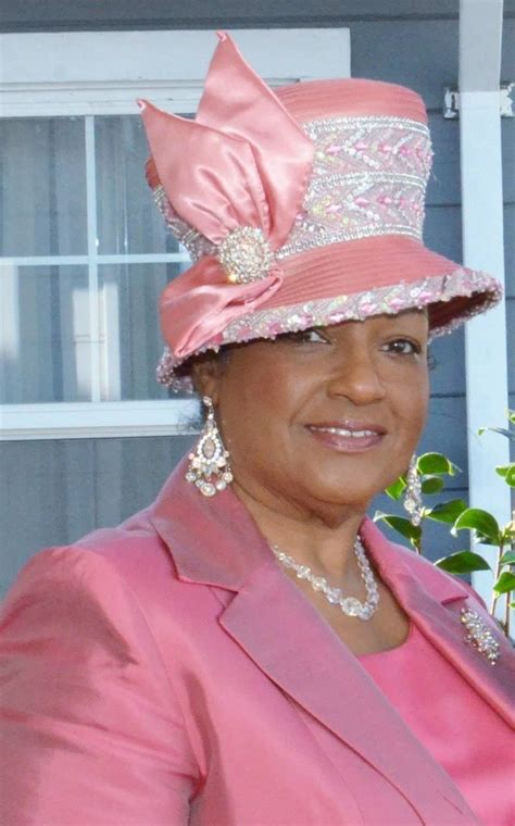 Pink Embellished Church Hat Church Suits And Hats Church Lady Hats