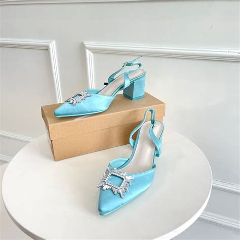 Sepatu Zara Slingback Pumps Heels Shoes Fesyen Wanita Sepatu Di Carousell