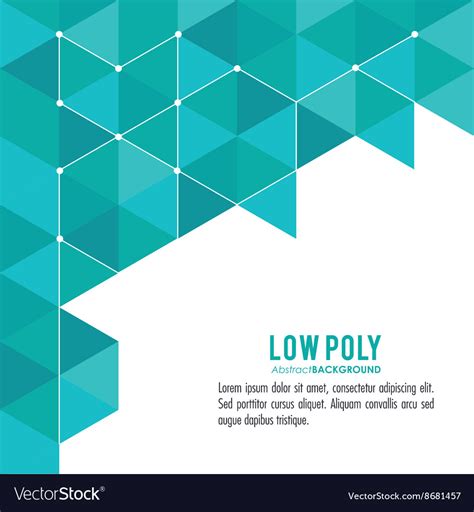 Polygonal Design Geometric Shape Royalty Free Vector Image