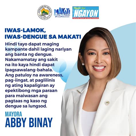 Mayora Abby On Twitter Pinasimulan Na Ni Mayora Abby Ang Anti Dengue