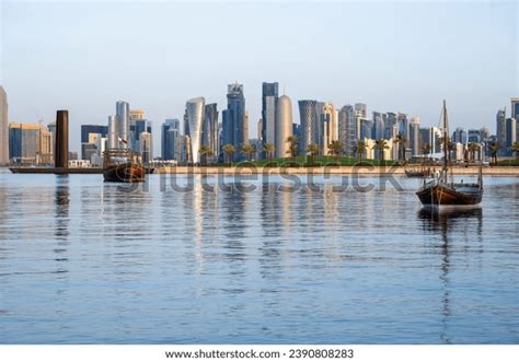 Doha Qatar November 2023the Skyline Modern Stock Photo 2390808283 ...