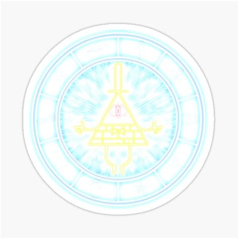 "Gravity Falls Bill Cipher Wheel 19 Best Graphic for" Sticker for Sale ...