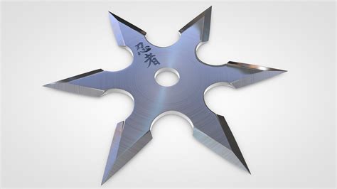 3d Model Throwing Star Shuriken