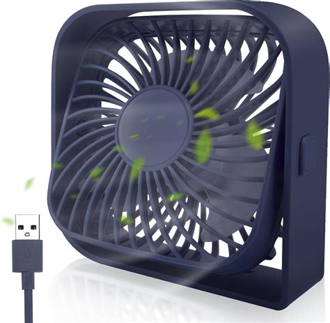 Jsdoin Usb Fan Usb Desk Fan Small Desktop Cooling Mini Personal Fan