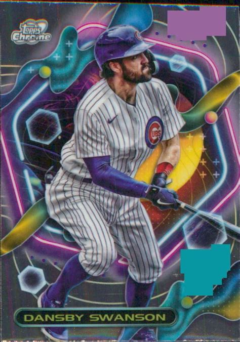 Amazon Topps Cosmic Chrome Dansby Swanson Chicago Cubs