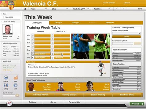 Screenshot Of FIFA Manager 07 Windows 2006 MobyGames